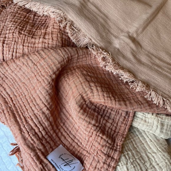 Blanket - Mussola Flow Blanket (Terracotta) - Picture 6 of 9